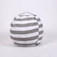 thumbnail image 1 of Bolsa de almacenamiento de juguetes de peluche para niños, sofá puf a rayas para niños, bolsa de viaje con cremallera de gran capacidad para guardar edredones, 1 of 2