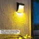 thumbnail image 4 of 6 piezas de luces solares impermeables para decoración de jardín y hogar para valla de pared de patio al aire libre, 4 of 5