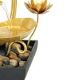 thumbnail image 4 of Esquirla Tabletop Water Fountain Indoor Fountain Soothing Sound Machine 3 Tier Small Desk Waterfall Fountain for Indoor Garden Bedroom, 4 of 5