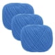 thumbnail image 1 of 3 Rollos de 164 Yardas Hilo de Algodón de Encaje de Ganchillo Tamaño 3 Azul Oscuro Hilo de Bordado para Ganchillo Tejido, 1 of 7