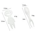 thumbnail image 4 of Advancent 10 Uds soportes de mazorcas de maíz tenedor de fruta de acero inoxidable tenedores de maíz portátiles ligeros utensilios de cocina Artesanía Advancent HA035422-00, 4 of 6
