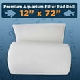 thumbnail image 2 of Master Pet Supply Premium Aquarium Filter Pad Roll, Cut to Fit 12" by 72", Micron Fiber Filtration Media for Freshwater, Saltwater Aquariums, Koi Ponds, Fish Tanks, Reefs - Clean Crystal Clear Water, 2 of 5
