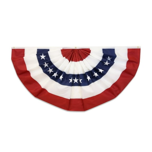 USA Embroidered Bunting Flag 6x3ft