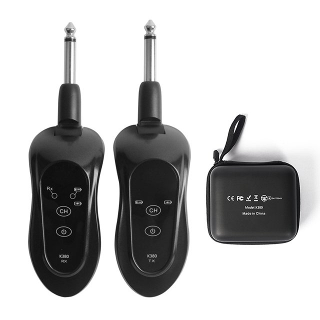 Sistema de guitarra inalámbrico K380Y, transmisor de guitarra recargable, receptor, conjunto de guit Abanopi Recoger