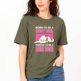 thumbnail image 5 of 2026 Born To Be A Baby Girl Forced To Be A Big Dog T-Shirt – Humorous Animal Theme – Baby Shower Gift, 5 of 6