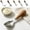 🔥 Random, variant on YYV Standing Walnut Wood Spoon Fork Set 304 Stainless Steel Fruit Dessert Tableware Stylish Household Cooking Utensil Durable Easy Clean