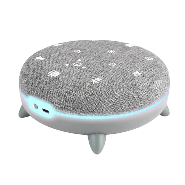 Altavoz Bluetooth, Máquina Relajante y Calmante con Luces RGB, Ruido , Terapia del Sueño y Altavoz para Niños y Adultos.