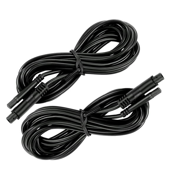 WORGEOUS 2pcs Backup Camera Extension Cables 4-pin Dash Cam Extension Cable Rearview Camera Extension Wire