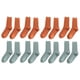 thumbnail image 1 of Calcetines deportivos acolchados con control de humedad para hombre, calcetines cómodos de algodón informales para mujer (8 pares), 1 of 5