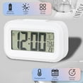 KKMOL Digital Alarm Clocks with Temperature and Humidity Display Built