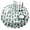 Christmas Tree Santa, variant on Christmas Teddy Bear Santa Hat White Pattern Round Tablecloth, Fits 60-Inch Table, Stain & Wrinkle Resistant, Washable Polyester, Kitchen, Wedding, Party