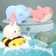 thumbnail image 4 of De Juguetes De Baño Para Niños, Juguetes De Bañera Para Bebés, Animales De Dibujos Animados, Juguetes Flotantes Para Agua En La Piscina4 Unids/Set Guardurnaity FN005803-00, 4 of 6