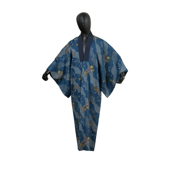 DEAR VANILLA Authentic Men's Kimono Juban Traditional Japanese Undergown Robe Made in Japan Original MJU-0162