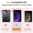 thumbnail image 2 of JETech Case for Samsung Galaxy Tab S9 FE+ / S9 FE Plus 12.4-Inch, Slim Translucent Back Tri-Fold Stand Protective Tablet Cover, Support S Pen Charging, Auto Wake/Sleep (Rose Gold), 2 of 7