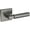 Lifetime Graphite Nickel, variant on Baldwin L029003PRIV L029 Gramercy Privacy Door Lever Set - Brass