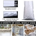 Binkne Rack, Thick White Plastic Film Woven Bag Flooding Sandbag