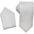 thumbnail image 3 of Men's Premium Solid Vest - Necktie – Bow Tie - Pocket Square 4 Piece Set for Suits & Tuxedos, 3 of 4