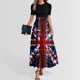 thumbnail image 1 of WILLBEST Vestidos Largos Falda Larga Con Estampado Del Día De La Independencia Para Mujer Falda Informal De Verano 2324, 1 of 4