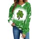 thumbnail image 5 of TaTaai Women Fashion St. Patrick's Day Printed Loose Round Neck Sweatshirt Ladies Long Sleeve Hoodless Casual Top Soft Comfortable for Daily Home Office Streetwear Spring Fall Winter Gift, 5 of 6