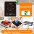 thumbnail image 4 of 4 PCS Thermochromic Silicone Induction Cooktop Protector Mat - Non-Slip Induction Cooktop Mat for Induction Cookware, 4 of 6