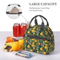 thumbnail image 5 of Lafuoo Fresh Orange Pattern Insulated Lunch Bag, Adjustable Shoulder Strap Handheld Crossbody Waterproof Lunch Bag, Unisex-One Size, 5 of 7