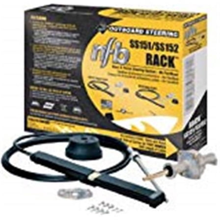 SeaStar Solutions No FeedBack Rack and Pinion Steering Kit, Single