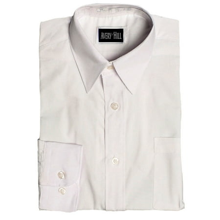 White Horse Hills - Avery Hill Boys White or Ivory Long Sleeve Wrinkle Resistant Dress Shirt