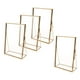 thumbnail image 1 of 4 piezas de hexagonal moderno para colgar en que muestra de fotografía dorado, 1 of 5
