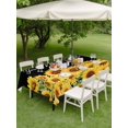 thumbnail image 4 of Outdoor Tablecloths with Umbrella Hole & Zipper, Sunflowers 54x80 Inch Tablecloth Rectangle, Yellow Summer Botanical Elegant Pastoral Waterproof Table Cloth, Patio/Pool/Picnic Table Covers, 4 of 8