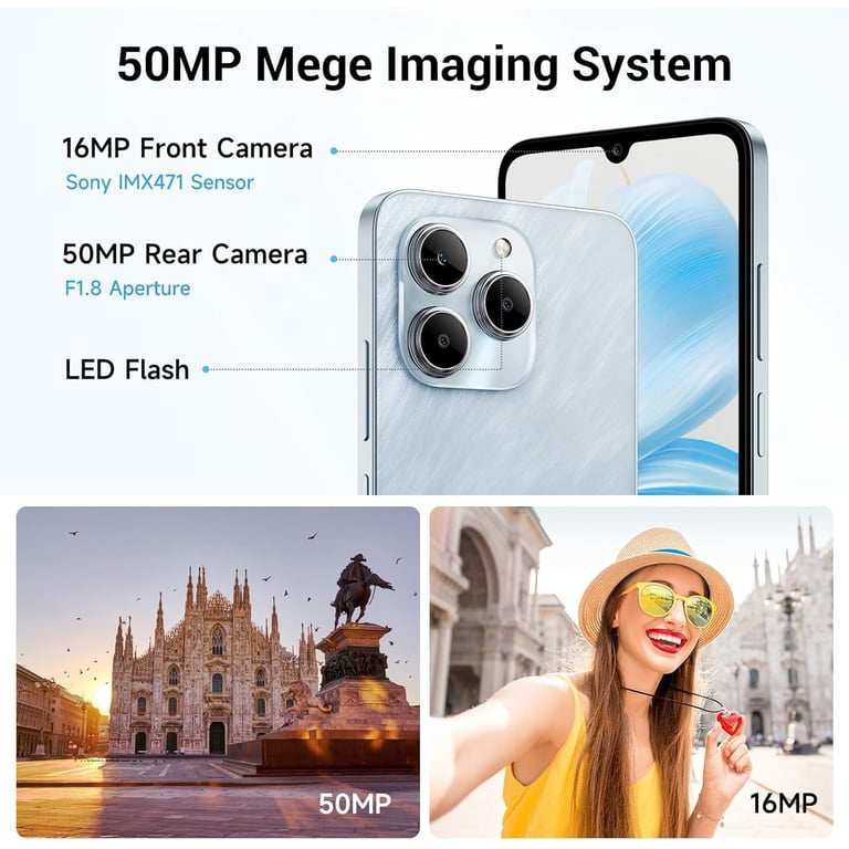 FOSSIBOT S2 20GB+256GB/1TB Smartphone,6.72