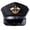 Triangle mark, variant on Role Playing Hat Embroidered Polices Styles Hat Stylish Eight Panel Flatted Hat for and Stage Performances