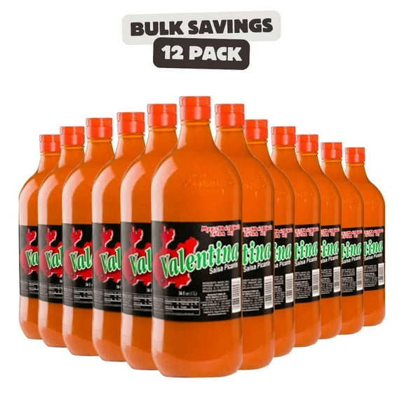 Valentina Black Label Mexican Hot Sauce 34 fl. oz. - 12/Case