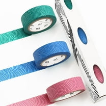 MT Washi Masking Tape - Kamoi Paper Washi Adhesive Tape - 15mm * 7m - Samekomon - Set of 3