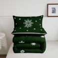 thumbnail image 5 of Homewish Retro Boho Paisley Twin Comforter Sets,Vintage Geometric Art Bedding Set,Green,Black Reversible,2-Piece,1 Comforter and 1 Pillowcase, 5 of 7