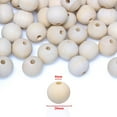 thumbnail image 5 of 100 Unfinished Wooden Round Beads, 20mm in Dia with 4mm Hole, 5 of 6