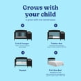 thumbnail image 4 of Graco Benton 4-in-1 Convertible Baby Crib and Changer, Black, 4 of 14