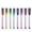 Multicolour1, variant on Fine Tip Marker Pen with Cap and Eraser for Whiteboards and Drawing Black