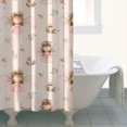 thumbnail image 4 of Flower Fairy Princess Pattern Shower Curtain 36"x72" ,Bathroom Decorative Shower Curtains Set with 12 Hooks,Modern Waterproof Washable Shower Curtain, 4 of 6