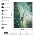 thumbnail image 2 of Blossoming Paris Eiffel Tower Backdrop Background for Photography Photo Booth Backdrop for Photoshoot Background Screen Video Recording Parties Curtain, 2 of 5
