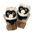 thumbnail image 1 of Mujeres Invierno Guantes Novedad Animal Usando Algodón para Snowboard Esquí Hombres Niñas Papá Paccoon camello Zulema Guantes de invierno para mujer, 1 of 8