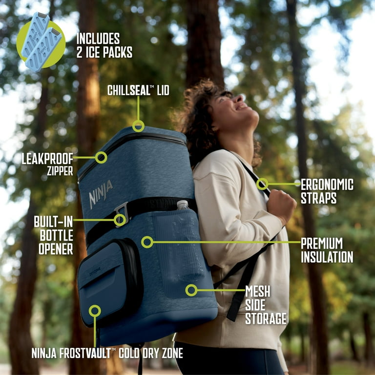 Ninja Outdoor FrostVault Go 24-Can Soft Cooler with Cold Dry Zone