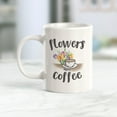 thumbnail image 2 of Flowers & Coffee Bouquet 15oz Coffee Mug, 2 of 3