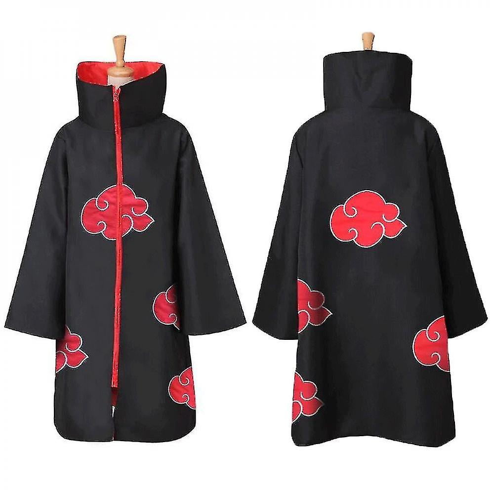 Naruto Akatsuki Cloak Anime Cosplay disfraz Kit Itachi Robe Halloween-1 ...