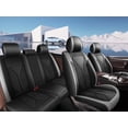 thumbnail image 3 of HQBQBUG Car Seat Cover for Honda Civic 2003-2025 2026 2026 Premium Leather Seat Covers with Lumbar Support,Waterproof Auto Protectors Cushions Grey,Full Set(2 Row 5 Seats), 3 of 10