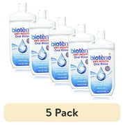 (5 pack) Biotene Dry Mouth Oral Rinse for Dry Mouth Symptoms 33.8 FL OZ