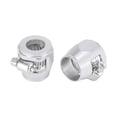 thumbnail image 4 of Unique Bargains 4pcs AN12 Hex Gold Tone Car Hose Finisher Clamp Adapter Line End Cover Connector, 4 of 6