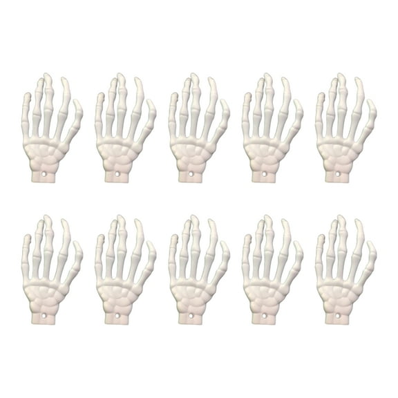10pcs Skeleton Hand Figurine Multipurpose Pendant Decoration