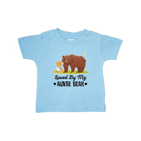 

Inktastic Auntie Bear Loves Me Nephew Gift Baby Boy or Baby Girl T-Shirt