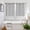 Gray, variant on Grey Moroccan Kitchen Curtains Window Panels, Vintage Ethnic Abstract Geometric Stripes Insulated Window Treatment Curtain, Grommet Curtains for Bedroom/Living Room/Bathroom, 2 Piece 52"Wx45"L