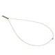 thumbnail image 4 of Collar de respiración consciente de acero inoxidable que reduce el estrés y la ansiedad. Collar portátil con silbato para mujeres y hombres en oro rosa, 4 of 15